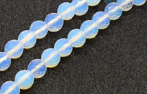 Fashion Jewelry Opal Stone Round 8mm Beads Good For DIY- Single Strand 15 Inches - Wholesalekings.com