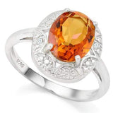 HULKING 2 3/5 CARAT AZOTIC GEMSTONE &   GENUINE DIAMONDS 925 STERLING SILVER RING - Wholesalekings.com