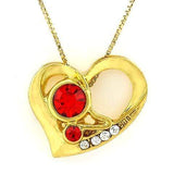 Lot of 100 14kt Gold-plated Fashion Heart Pendants - Wholesalekings.com