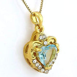 Lot of 100 14kt Gold-plated Fashion Heart Pendants - Wholesalekings.com