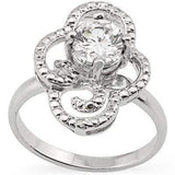 LOVELY 0.991 CARAT WHITE TOPAZ & GENUINE DIAMOND PLATINUM OVER 0.925 STERLING SILVER RING - Wholesalekings.com