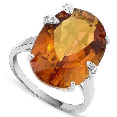 LOVELY ! 11.69 CARAT AZOTIC GEMSTONE & DIAMOND 10KT SOLID GOLD RING - Wholesalekings.com