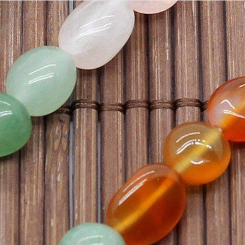 Natural Multicolor Mix Gemstones 6-8mm Free-form Beads Single Strand for DIY Jew - Wholesalekings.com