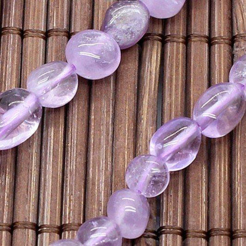 Natural Purple Jade 6-8mm Free-form Beads Single Strand for DIY Jewelry - Wholesalekings.com