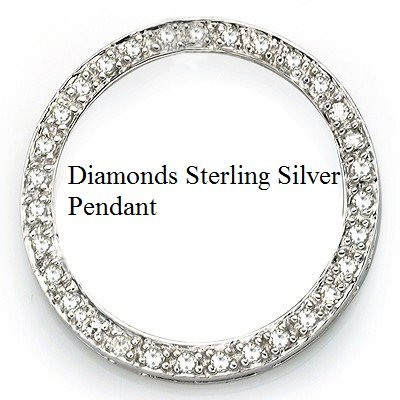 Luxury Diamond 925 Sterling Silver Pendant - Wholesalekings.com