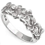 PERFECT PLUMERIA RING WITH 0.925 STERLING SILVER - Wholesalekings.com