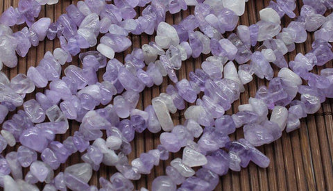 Purple stone strand chip bead - Wholesalekings.com