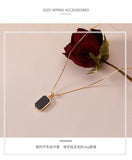 Solid 18kt Gold Elegant Black Onyx Pendant wholesalekings wholesale silver jewelry