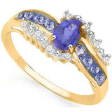 SPECTACULAR 0.73 CARAT TW (15 PCS) GENUINE TANZANITE & GENUINE TANZANITE 10K SOL - Wholesalekings.com