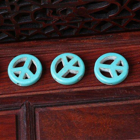 Turquoise 15mm Round Beads Single Strand for DIY Jewelry - Wholesalekings.com