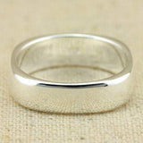 Women Fashion White-Plated Ring Band - EURO Shank - Wholesalekings.com